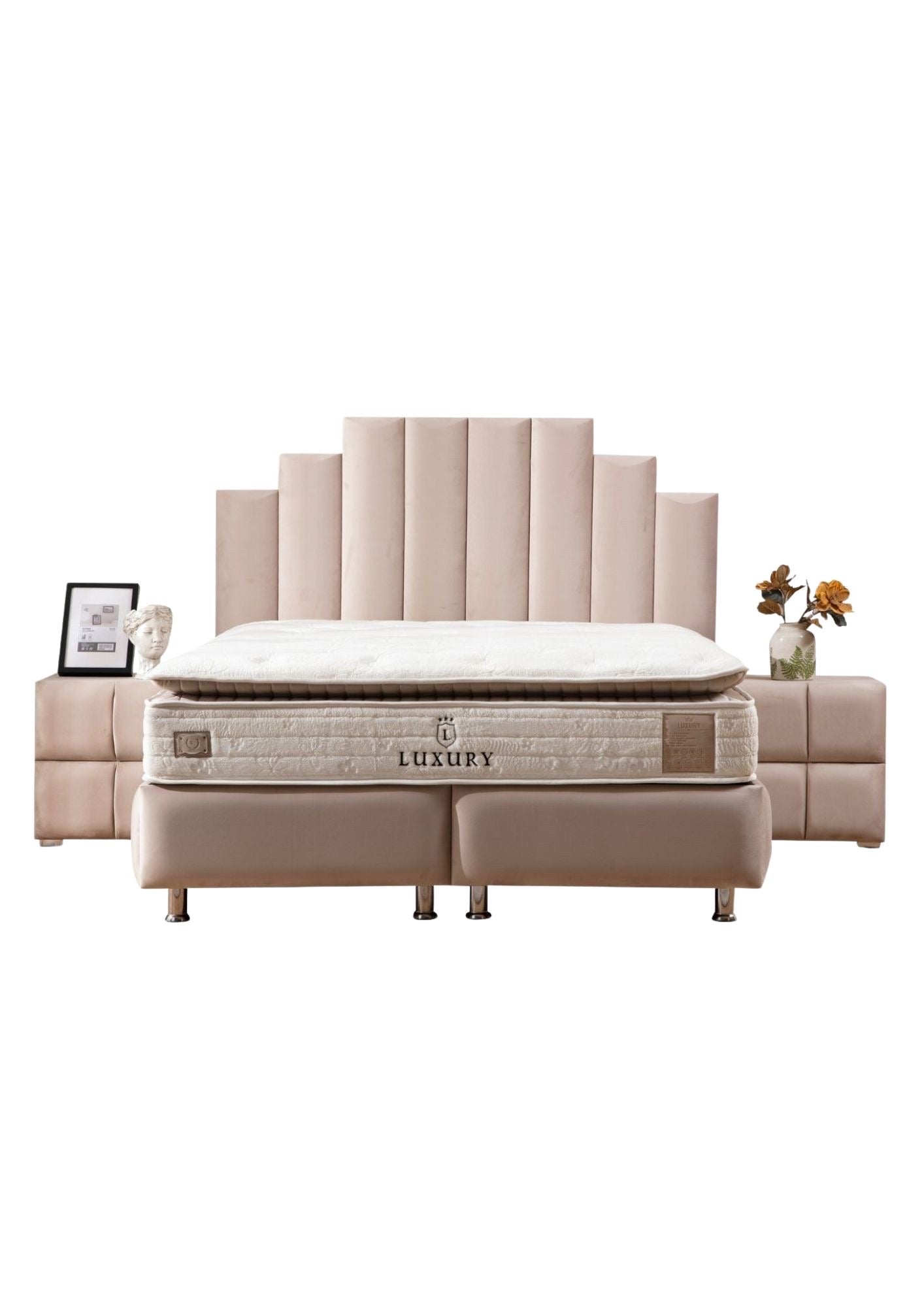 LIT COFFRE Natura Beige