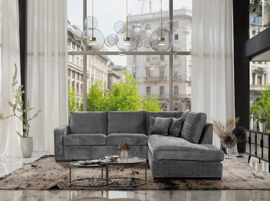 Canapé d'angle San Marino gris