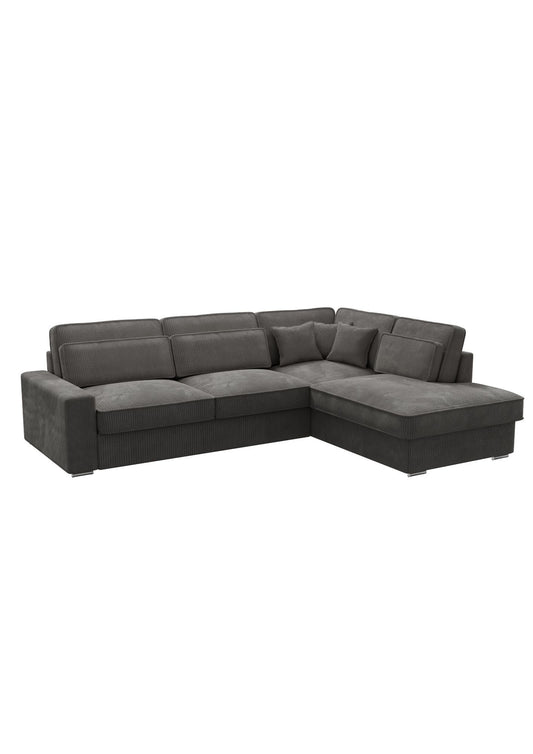 Canapé Lexus - Côtelé Gris Anthracite
