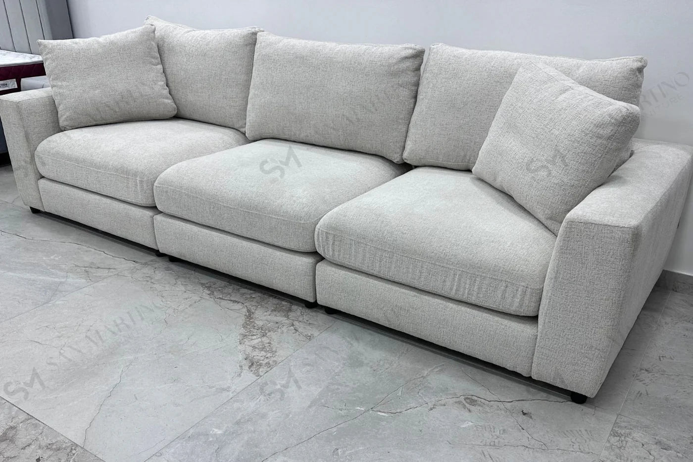 Canapé Julia Modulable Chenille 3+1