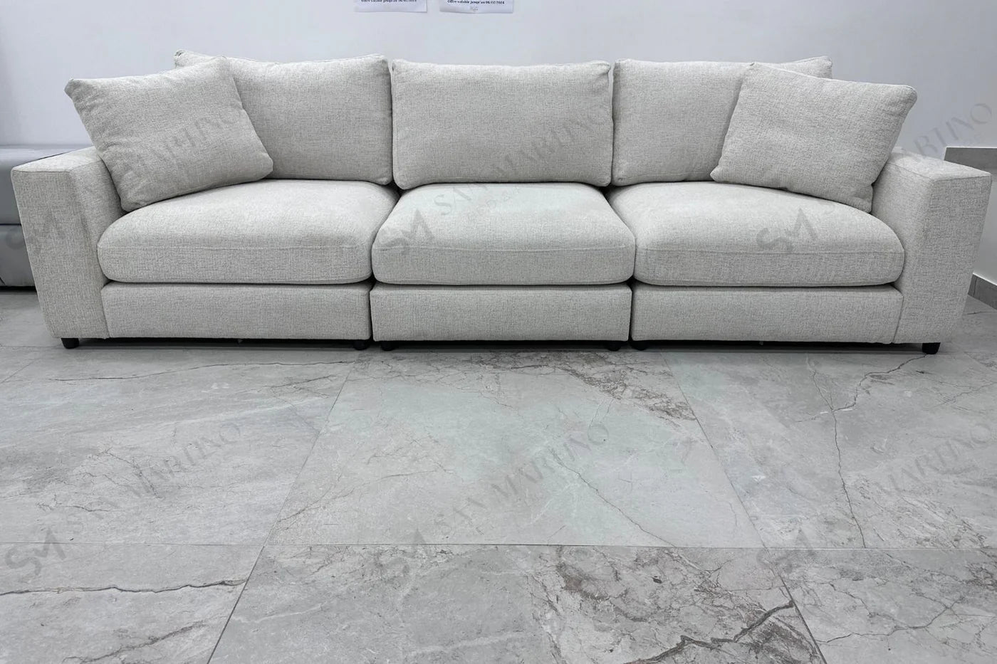 Canapé Julia Modulable Chenille 3+1