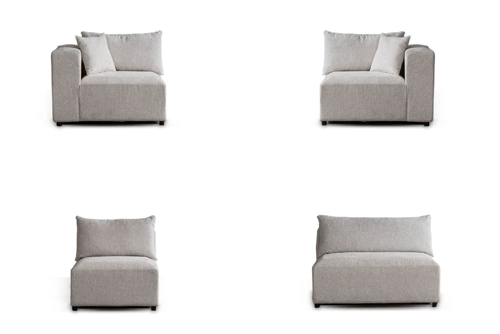 Canapé Modulable Azra Chenille