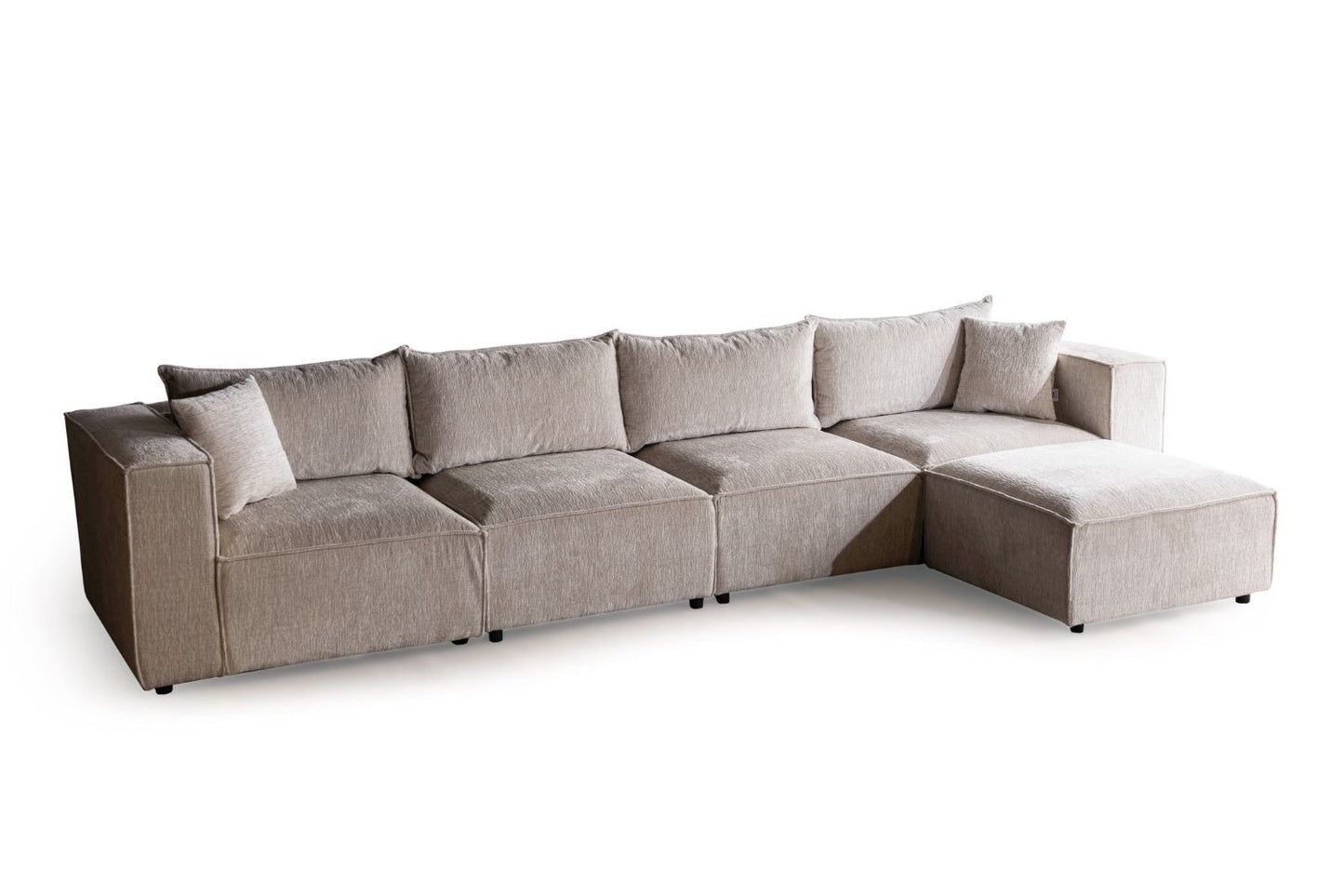 Canapé Élégance Modulable Marbella Beige 4+1