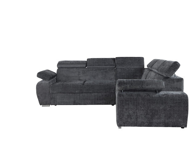 Canapé d'angle Boston gris