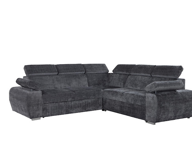 Canapé d'angle Boston gris