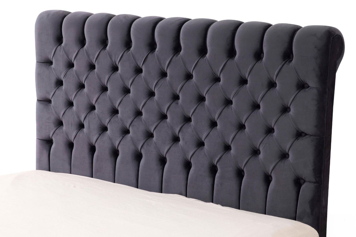 LIT COFFRE Luna Gris Anthracite