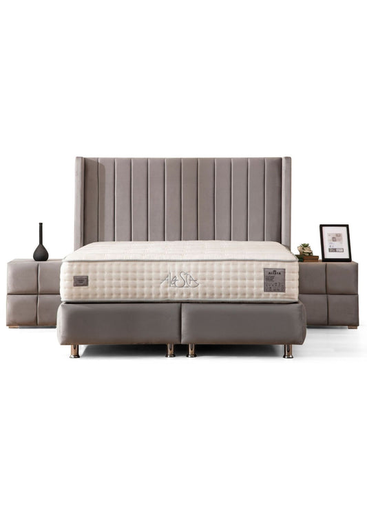 LIT COFFRE Tokyo Gris