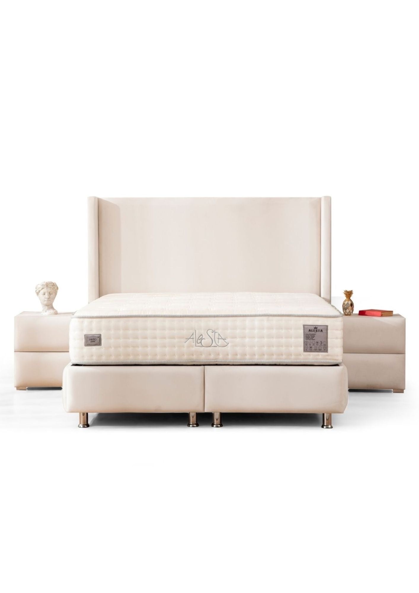 LIT COFFRE COCO BLANC CASSÉ