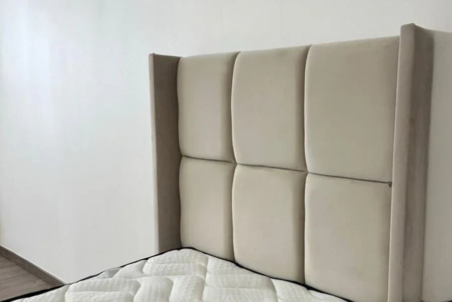 Lit Coffre Enfant RIO BEIGE - Velours