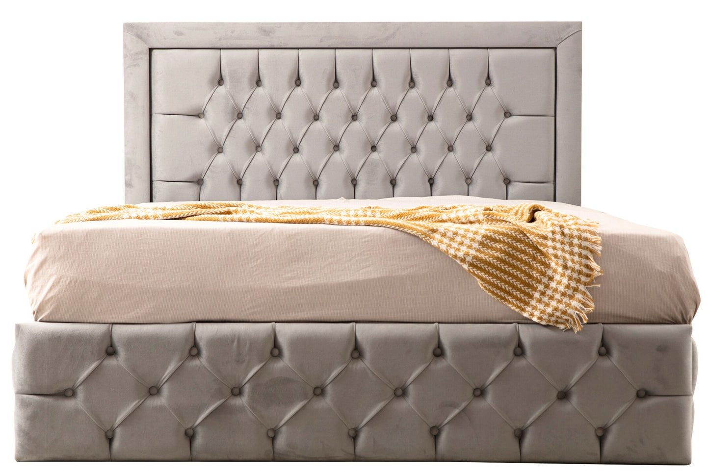 CADRE DE LIT ROMA GRIS