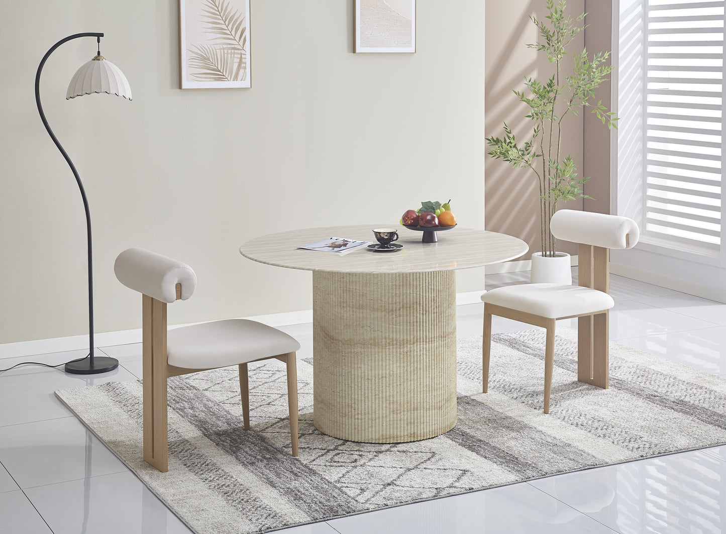 CHAISE TIFFANY VELOURS BEIGE