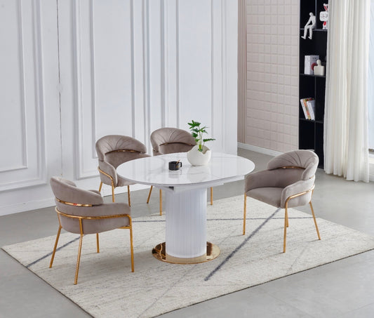 TABLE A MANGER RALLONGE CERAMIQUE SOFIA