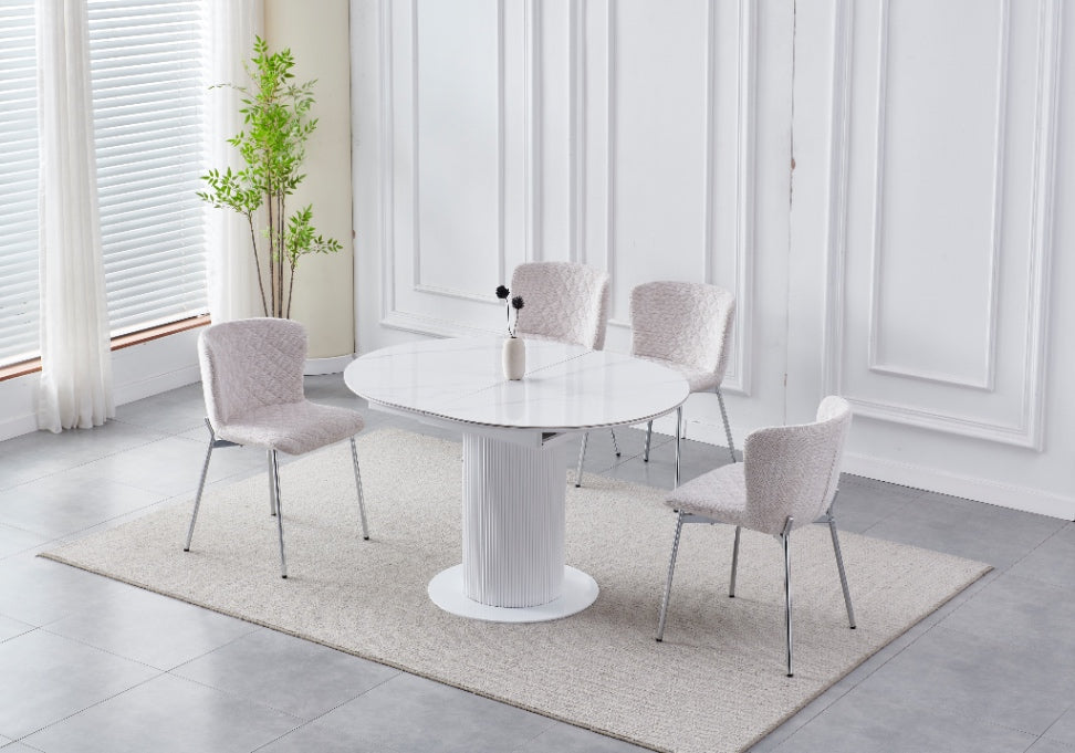 TABLE A MANGER RALLONGE CERAMIQUE SOFIA