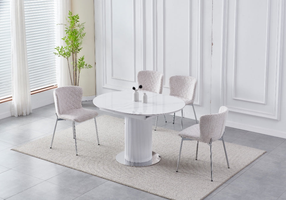 TABLE A MANGER RALLONGE CERAMIQUE SOFIA