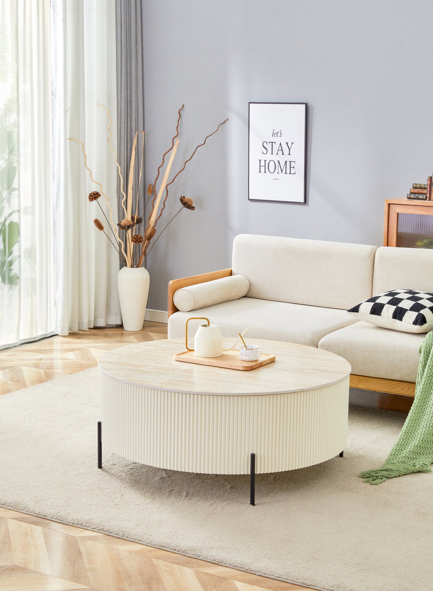 TABLE BASSE RUBY PIED 90cm