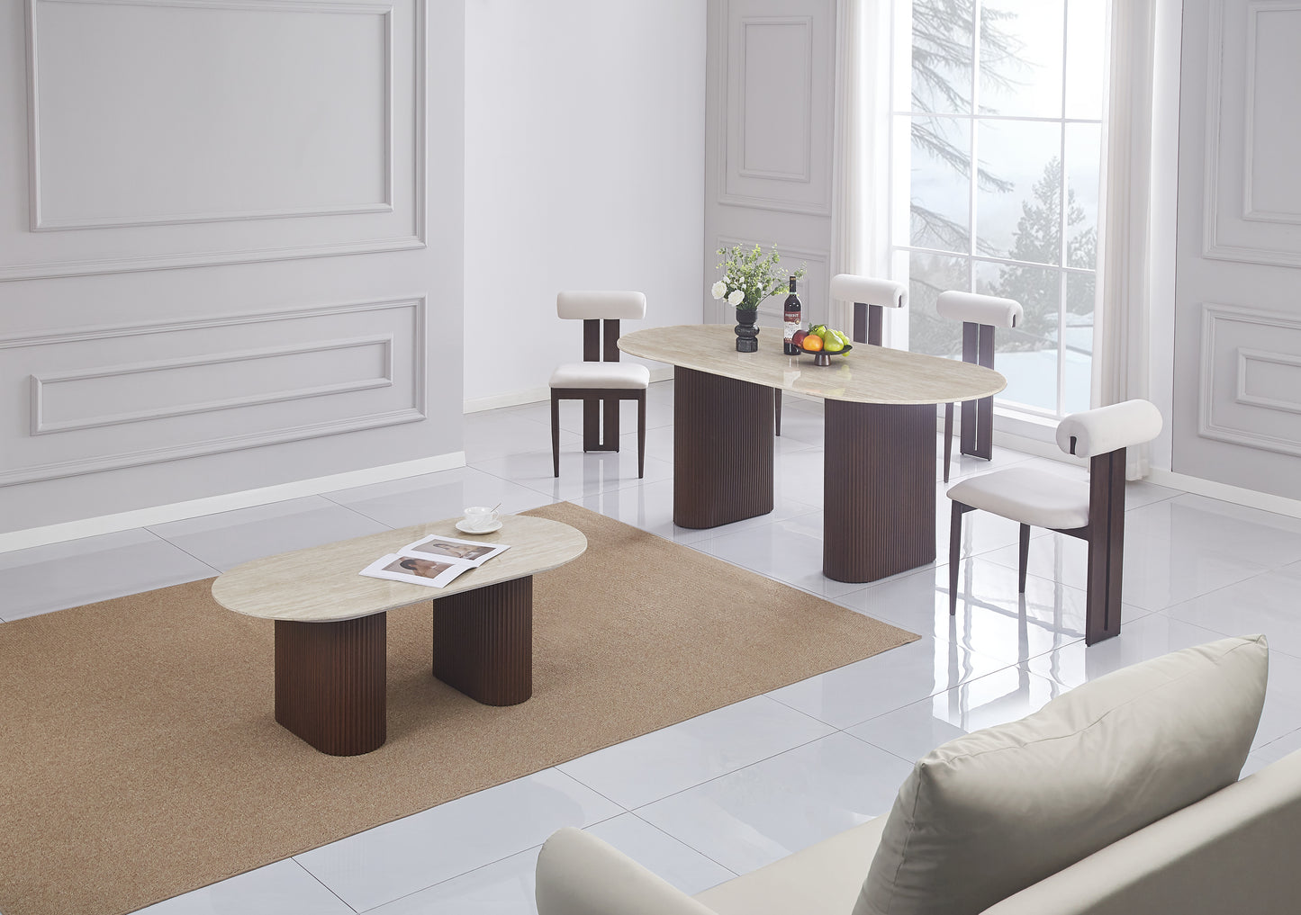 TABLE BASSE ROXY 120x60x45cm