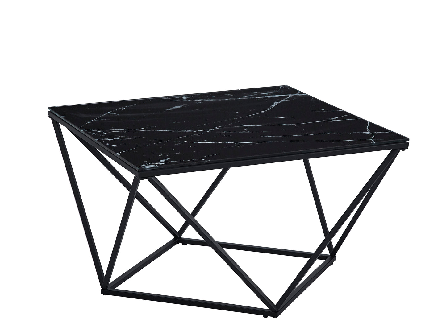 TABLE BASSE ALINA METAL 80X80X45CM